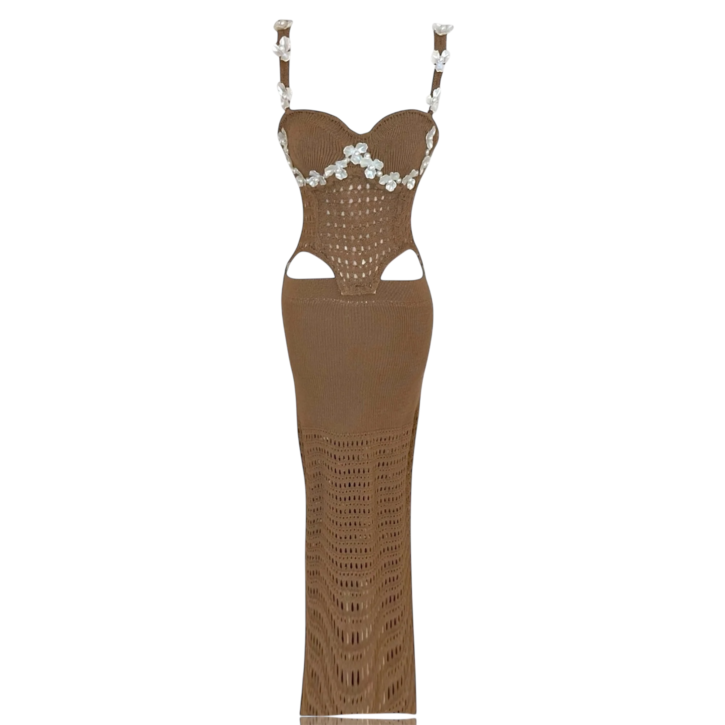 Knitwear Ysé Set – Hand-Crocheted Two-Piece Set with Corset & Skirt