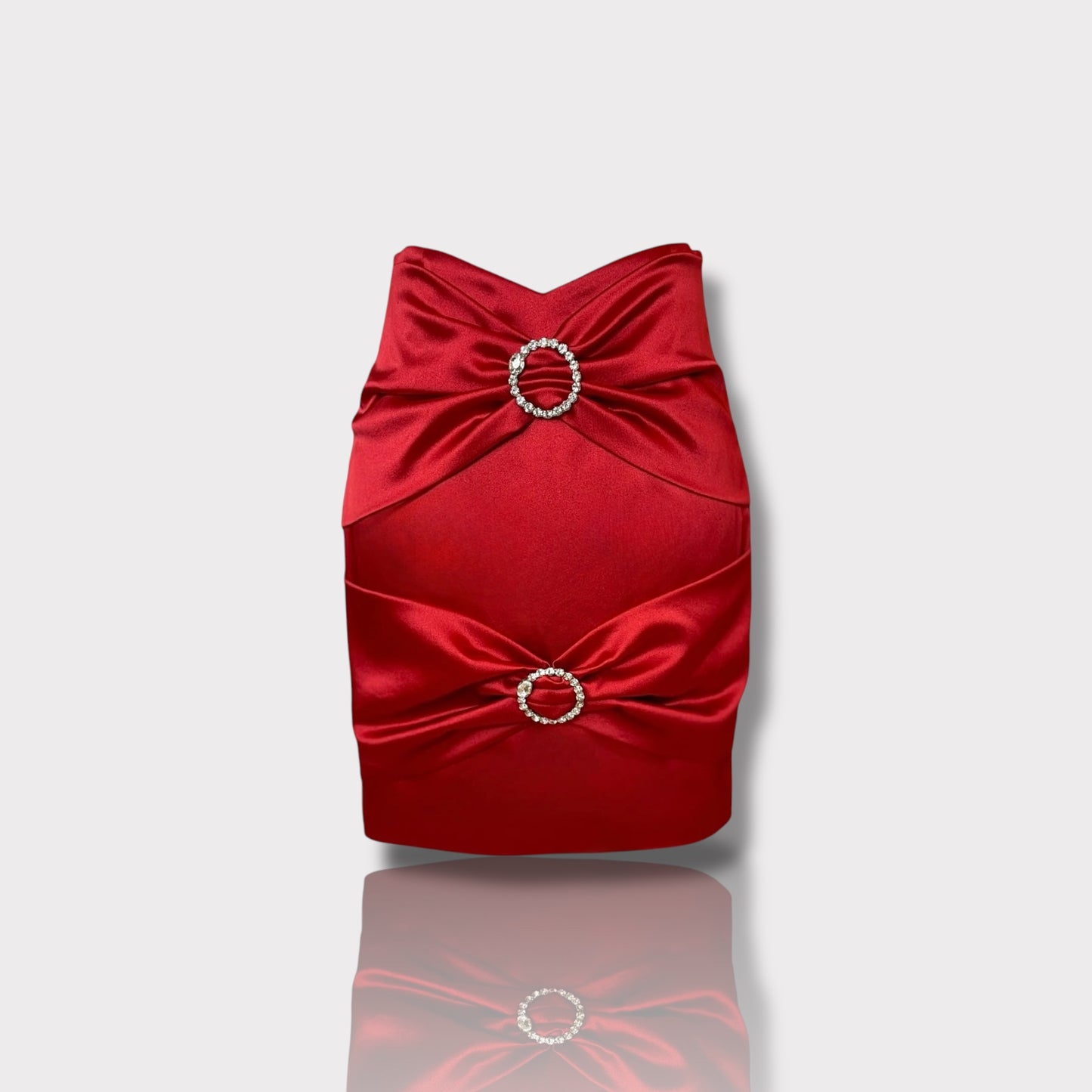 .La Silken Glamour Bow Skirt