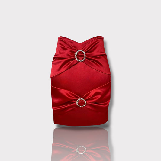 .La Silken Glamour Bow Skirt
