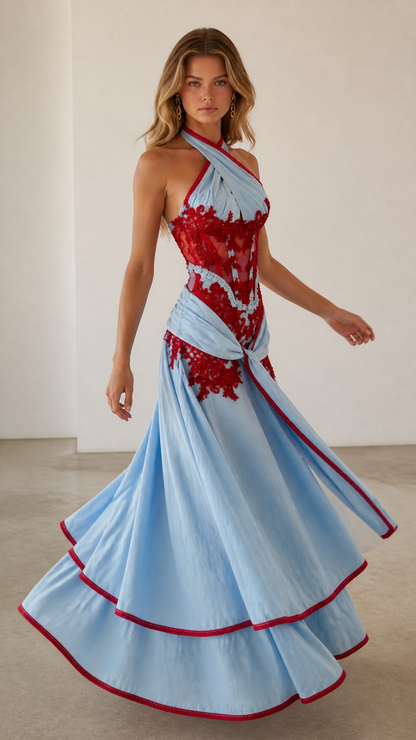 Maison de la Rose – Two-Piece Couture Set