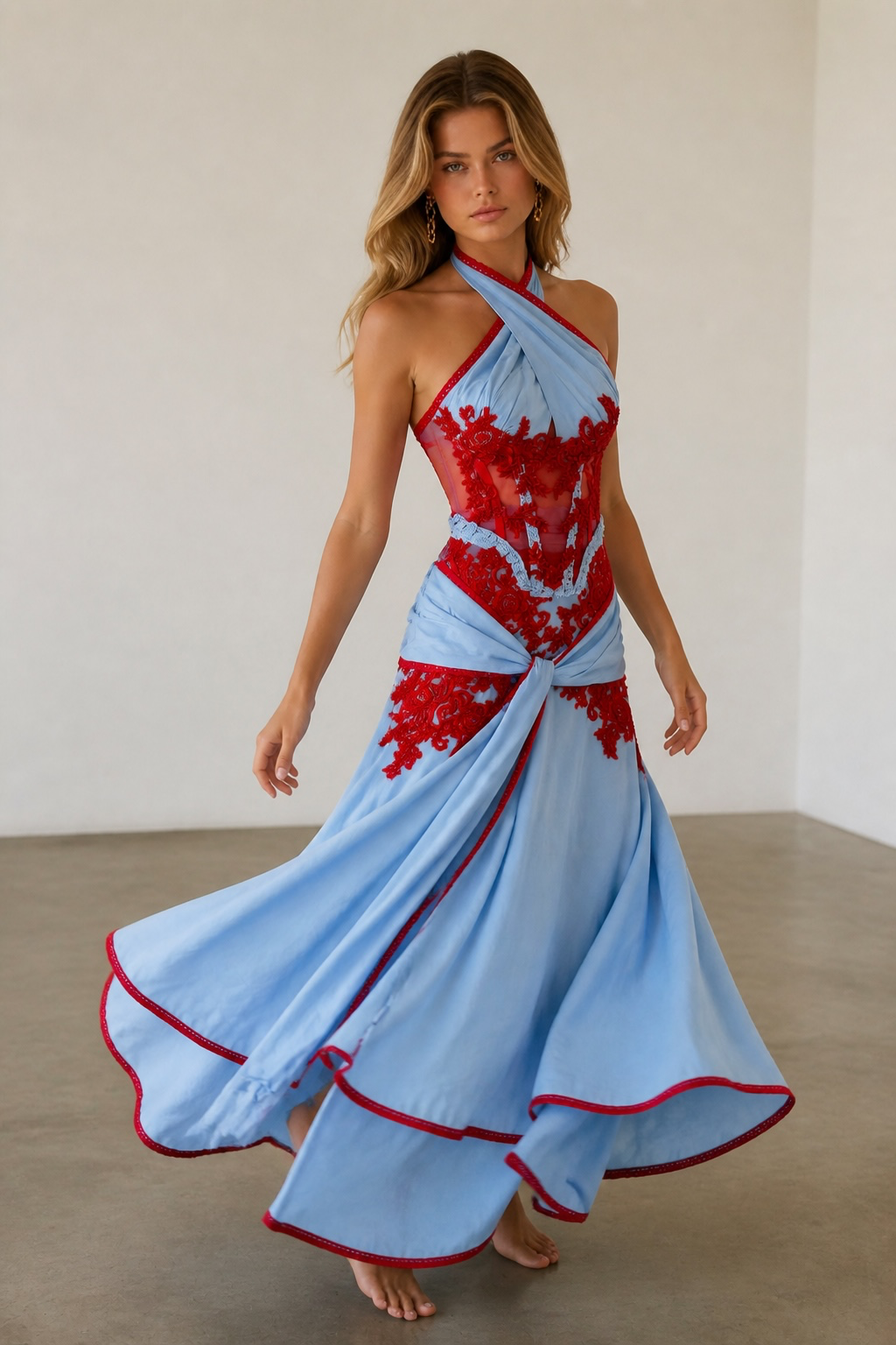 Maison de la Rose – Two-Piece Couture Set