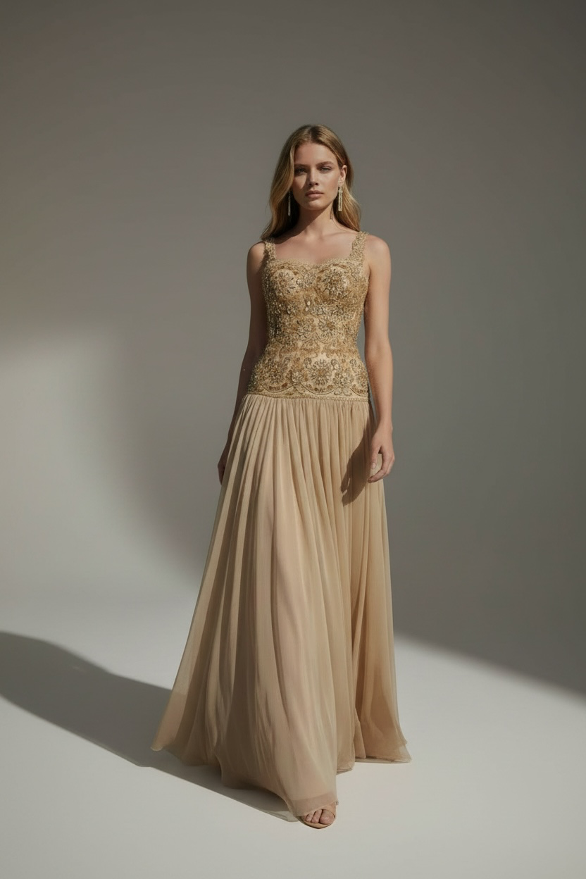 A Cristal d’Or - handcrafted Haute Couture
