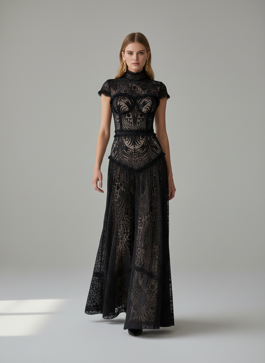 Amour Nocturne Maxi Dress