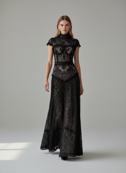 Amour Nocturne Maxi Dress