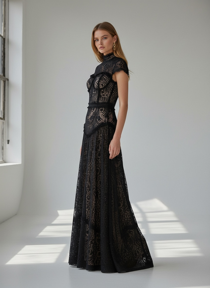 Amour Nocturne Maxi Dress