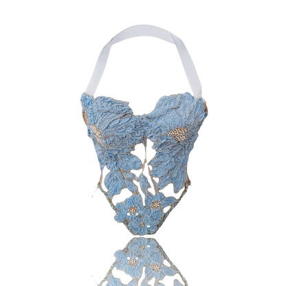 Corset Maison Bèluè – Handcrafted Draped Embroidery Corset