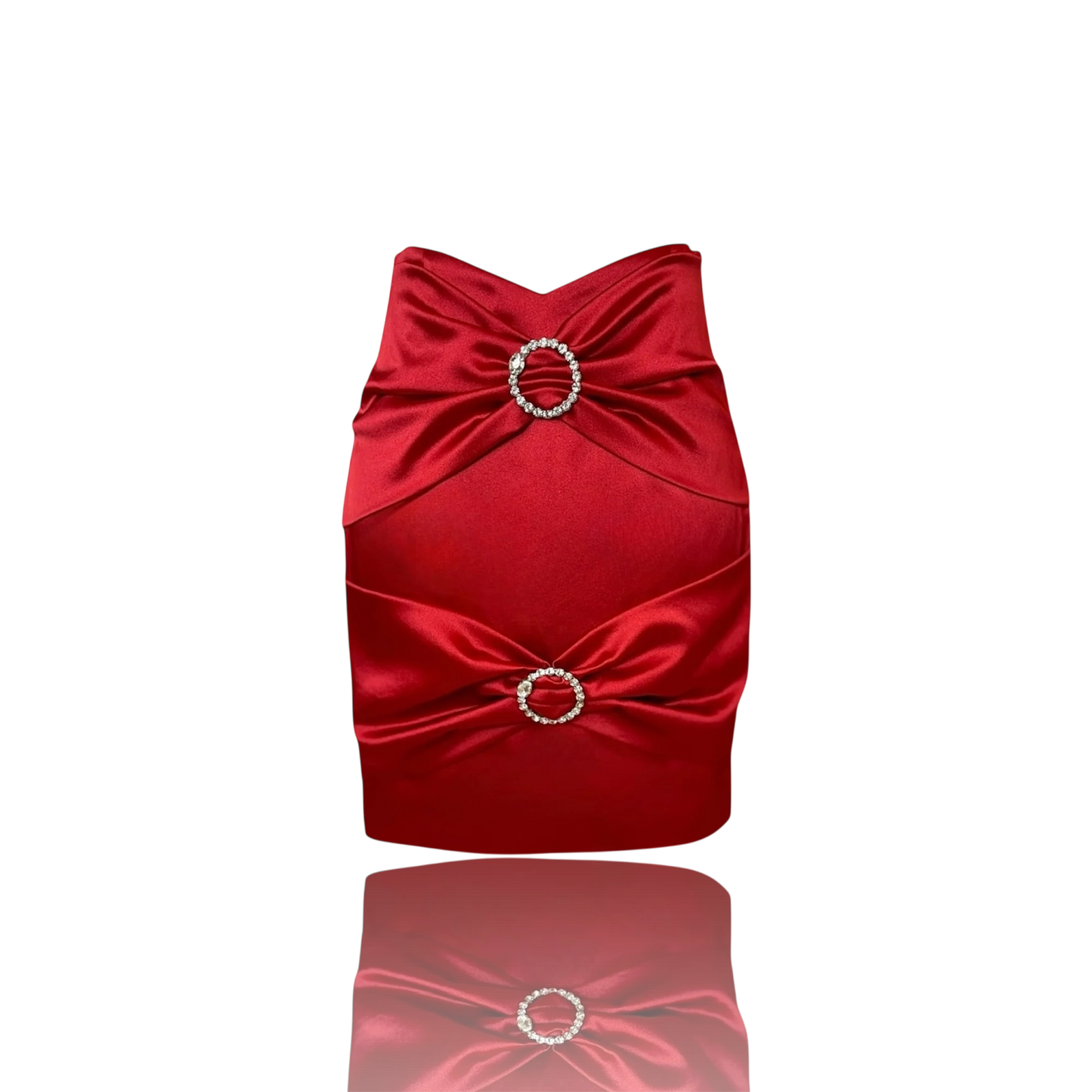 .La Silken Glamour Bow Skirt